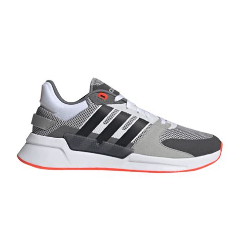 Buy Run 90s 'Grey Solar Red' 